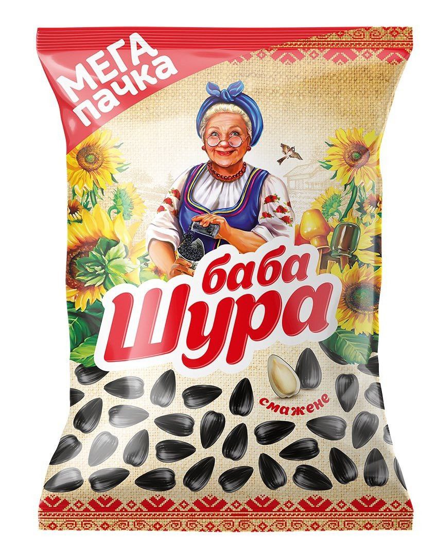 Насіння смажене Баба Шура 215г смажене